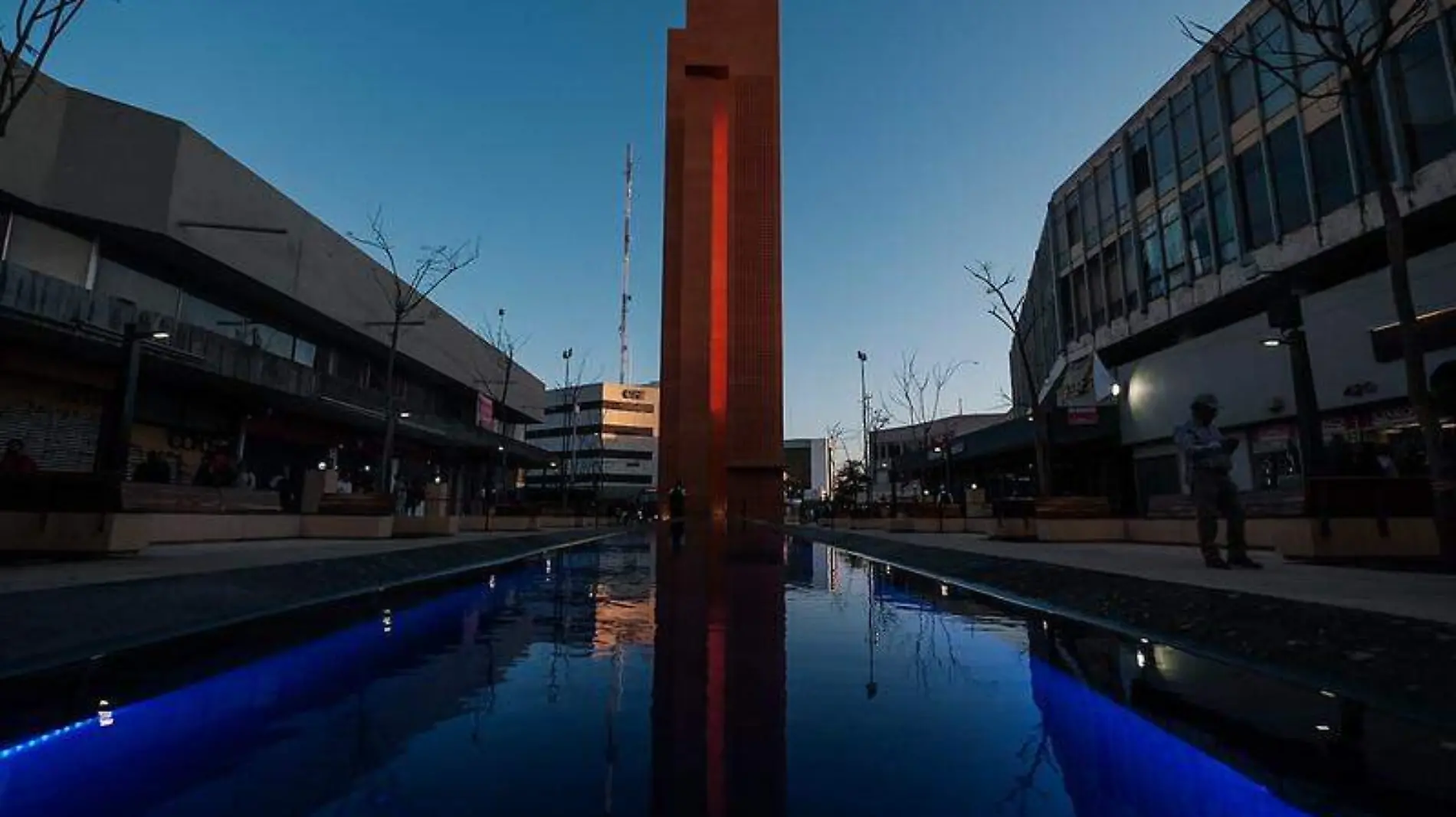 Escultura colocada en Plaza Barragán